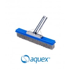 Cepillo para alberca de 10" con cerdas de acero